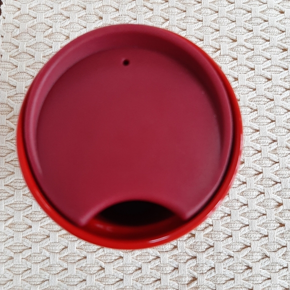 Starbucks Holiday Red Striped Ceramic Tumbler - Picture 3 of 6